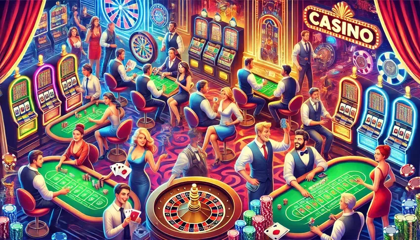 Les joueurs de casino enthousiastes